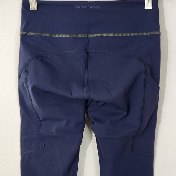 Outdoor Voices Colorblock Athletic Leggings NWT Size XXS Green Leggings - Picture 5 of 7